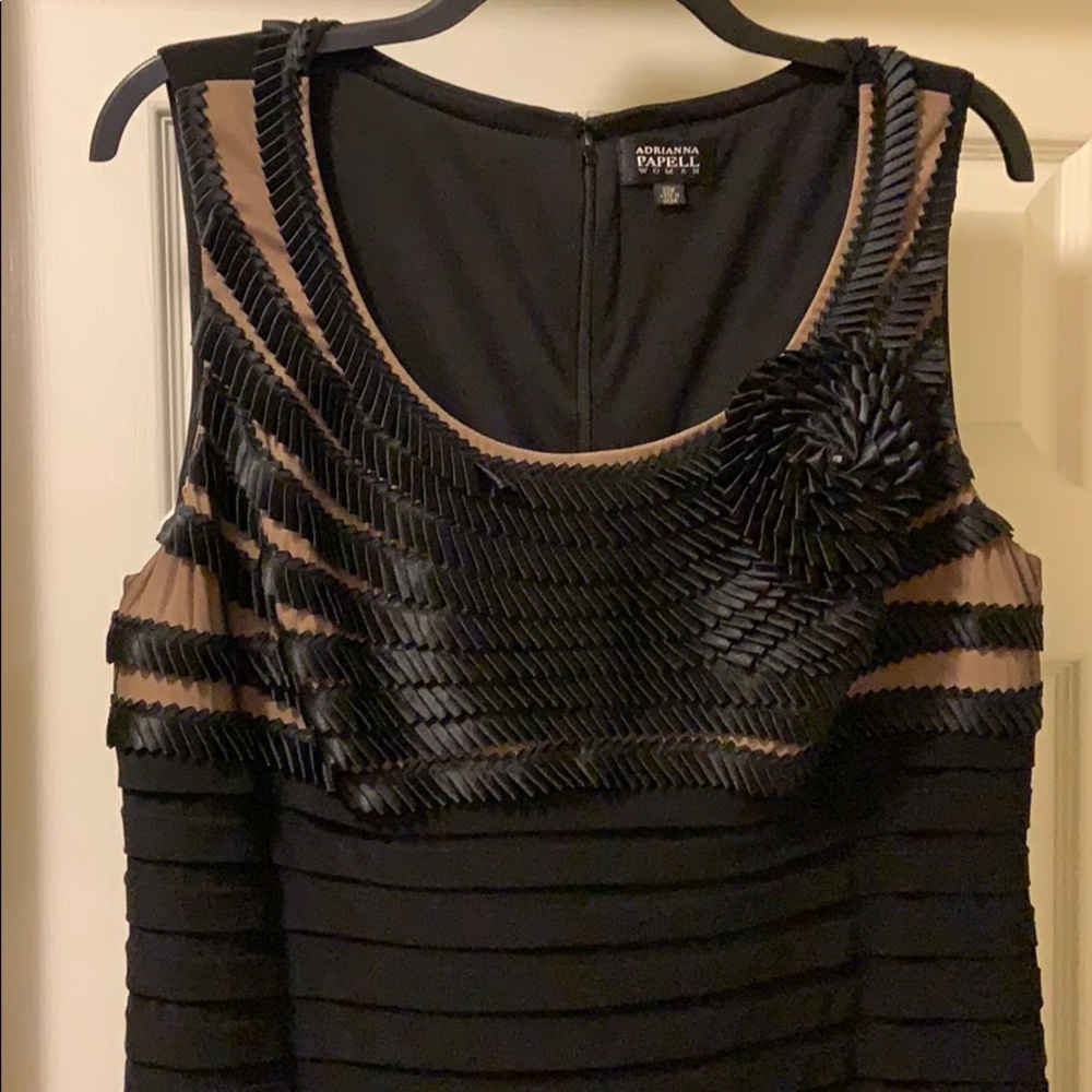 Adrianna Papell black dress